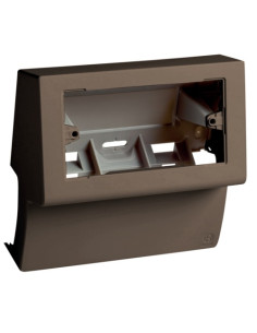 Bocchiotti scni 4-3 scatola porta apparecchi universale canale cornice marrone b03588 accessori